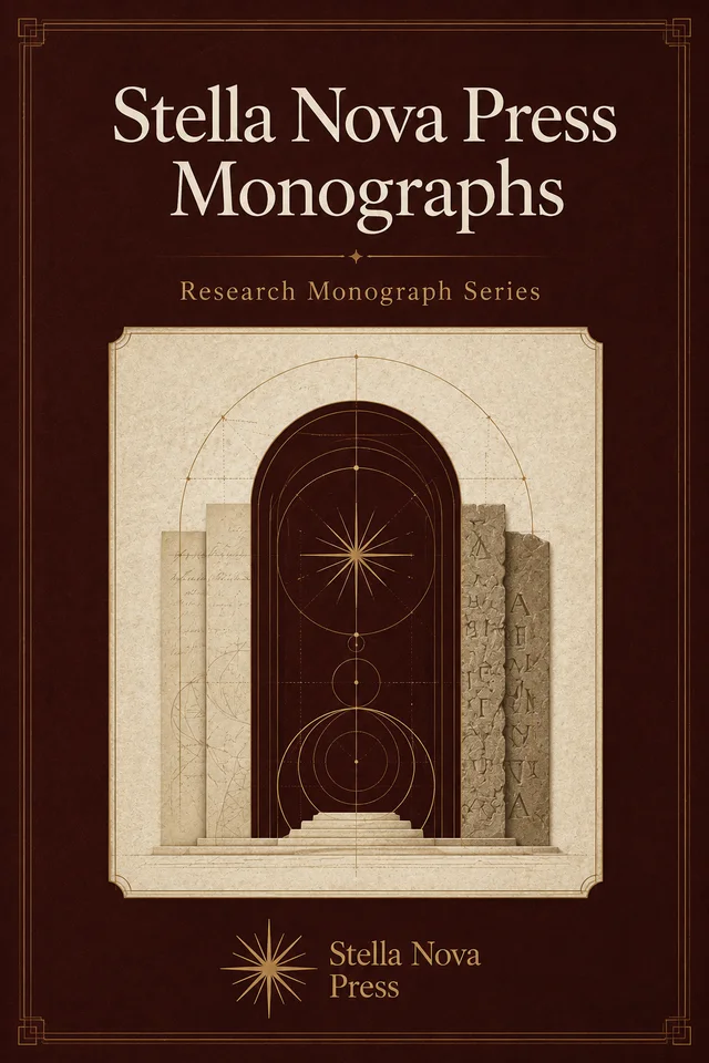 Institutional cover for Stella Nova Press — Monographs